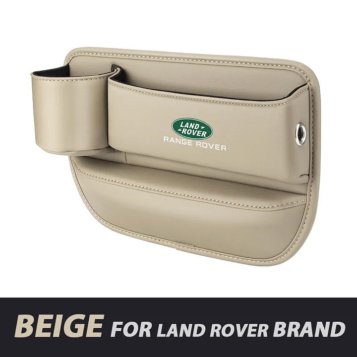 ✨Hot Selling Products of 2025🔥Exclusive Logo Leather Car Seat Storage Box With Water Cup Holder