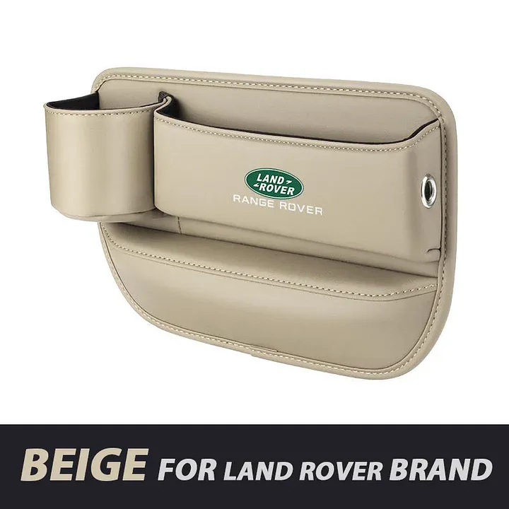 ✨Hot Selling Products of 2025🔥Exclusive Logo Leather Car Seat Storage Box With Water Cup Holder