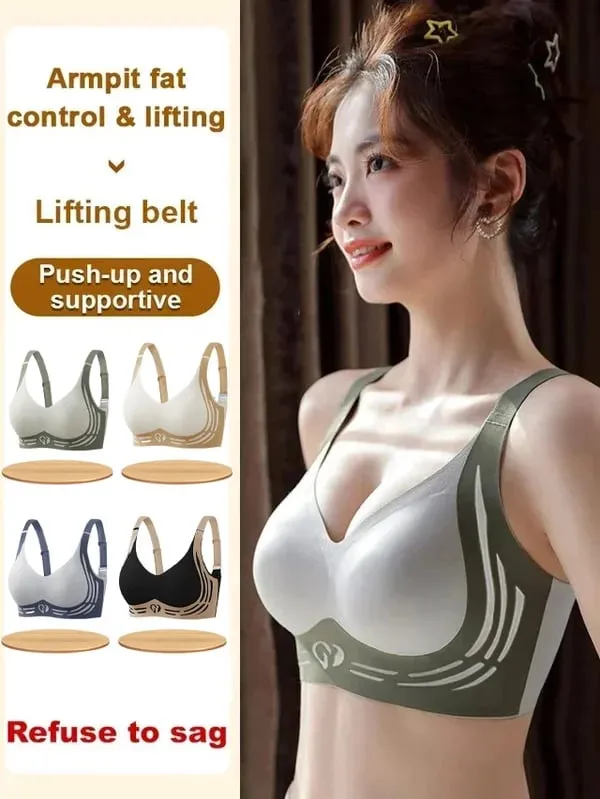 🎁 Last Day 49% Off - Super gather bra | Wireless Push-up Bra 👍No more sagging breasts