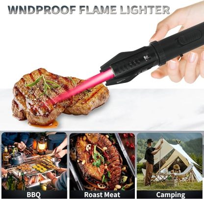 💥Camping Outdoor Windproof Straight Flame Lighter-PLAWLTD