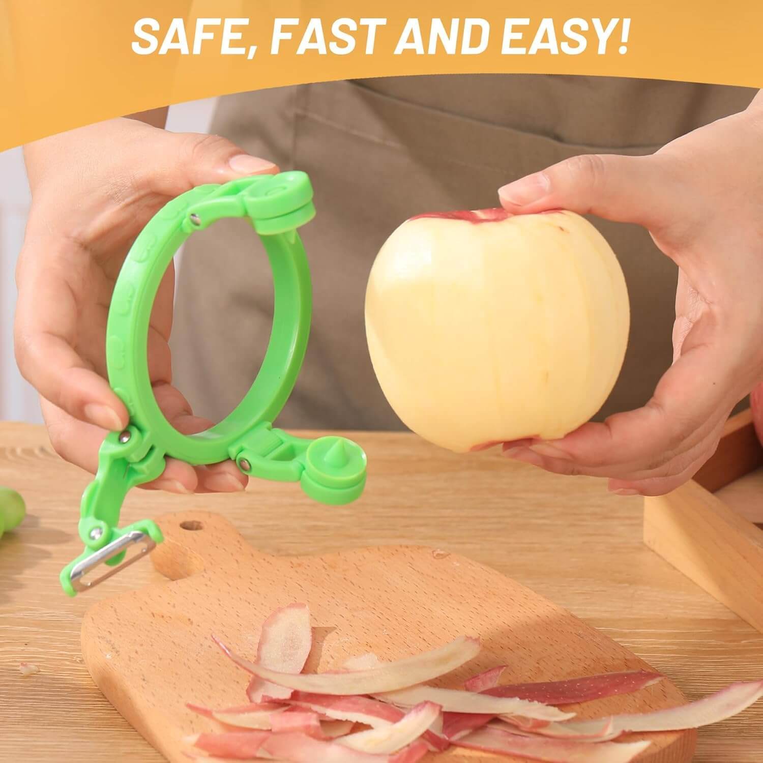 🔥2025 New🍎FoldiPeel - Fruit Rotating Quick Peeler