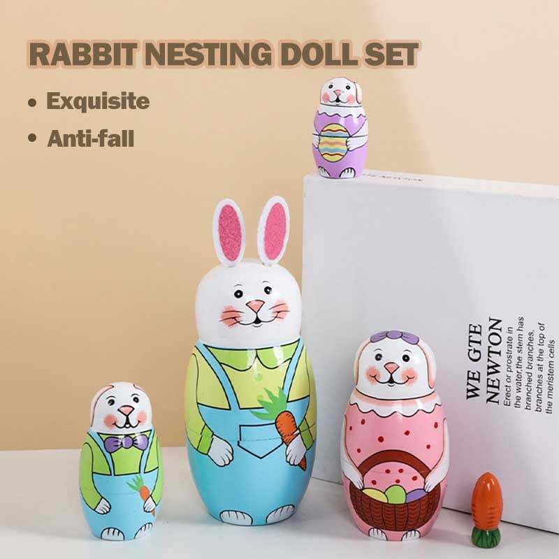 Rabbit Nesting Doll Set-PLAWLTD