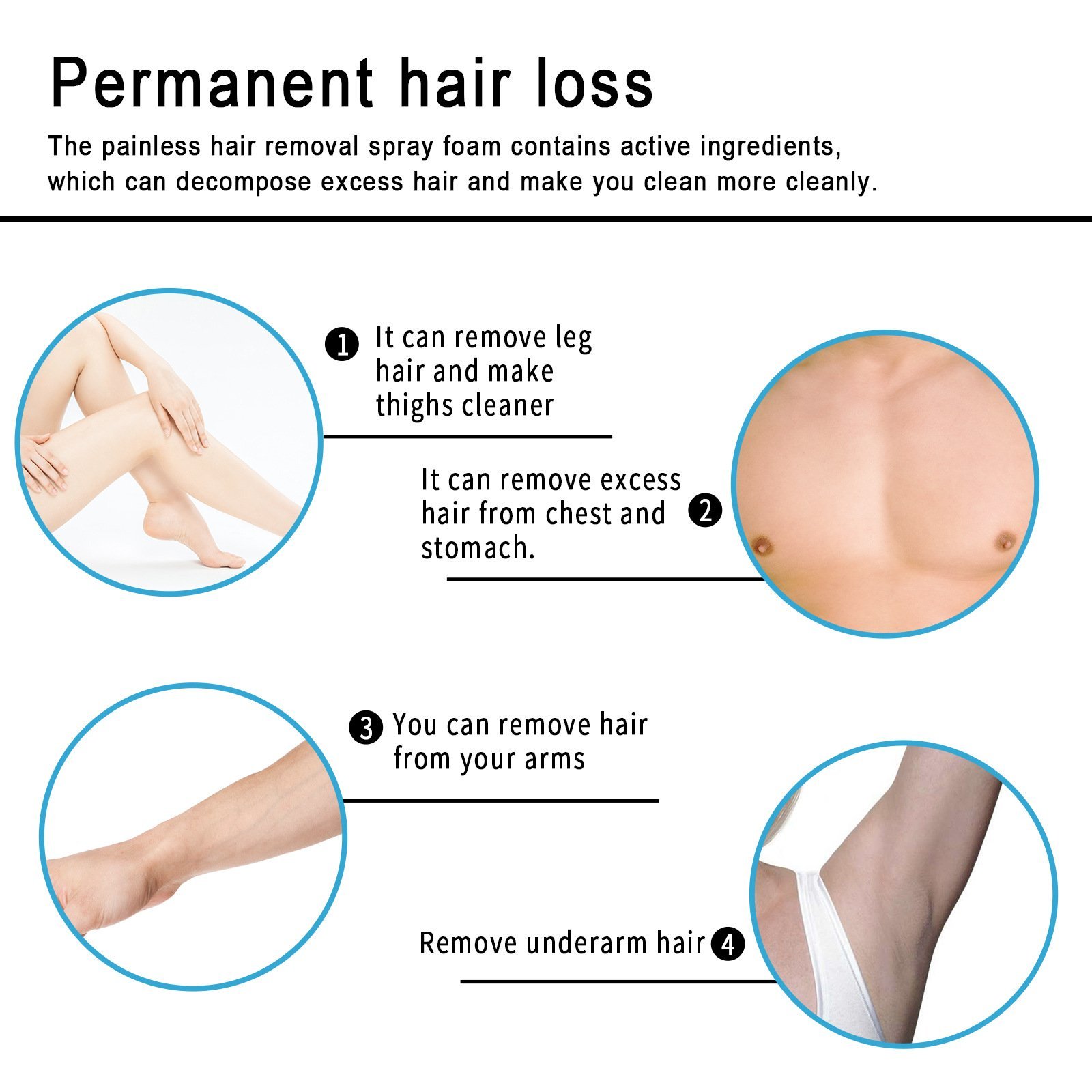 2025 New Plawltd® Semi-permanent Hair Removal Spray-PLAWLTD