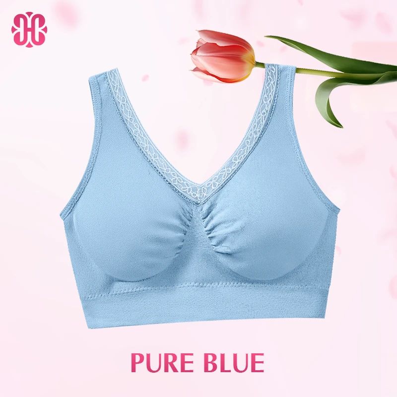 Pure Cotton Buttonless Comfy Lifting Bra