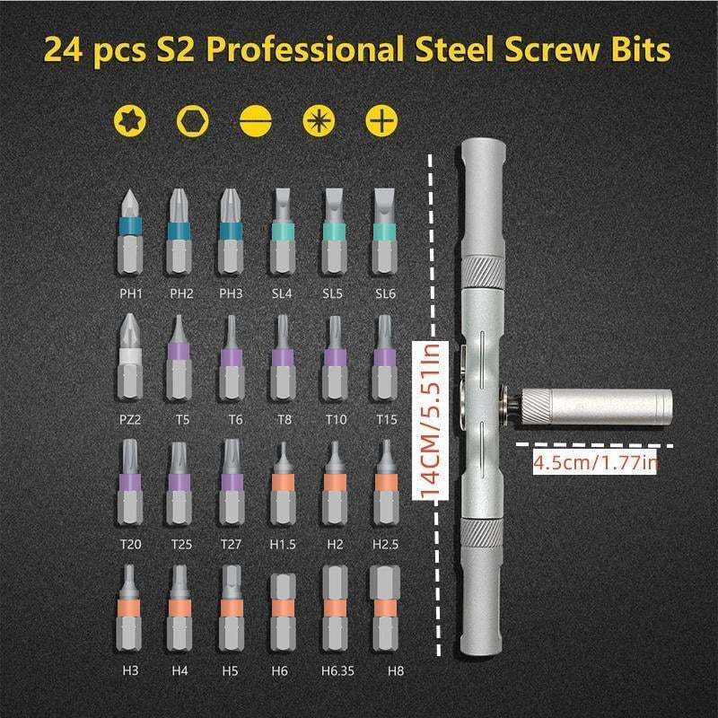 🎁Last Day Promotion 49% OFF✨- 🔥24 in 1 Magnetic Screwdriver Set-PLAWLTD