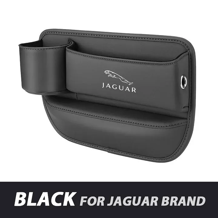 ✨Hot Selling Products of 2025🔥Exclusive Logo Leather Car Seat Storage Box With Water Cup Holder