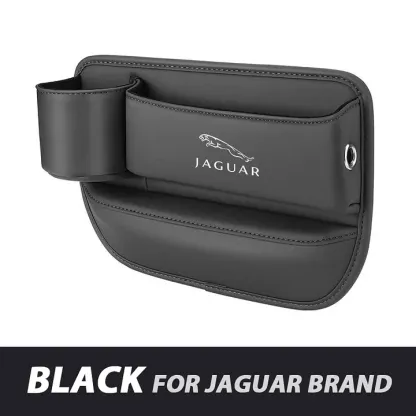 ✨Hot Selling Products of 2025🔥Exclusive Logo Leather Car Seat Storage Box With Water Cup Holder