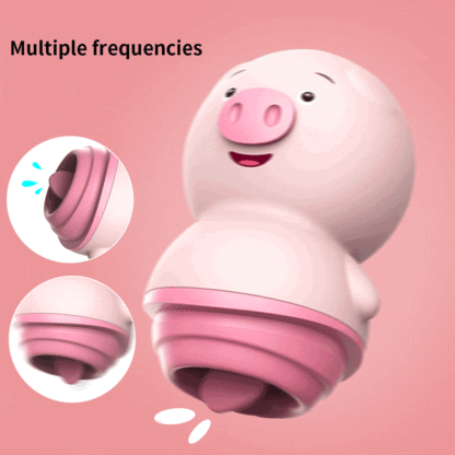 Clitoris Masturbator Sex Products Tongue Licking Pig Vibrator-PLAWLTD