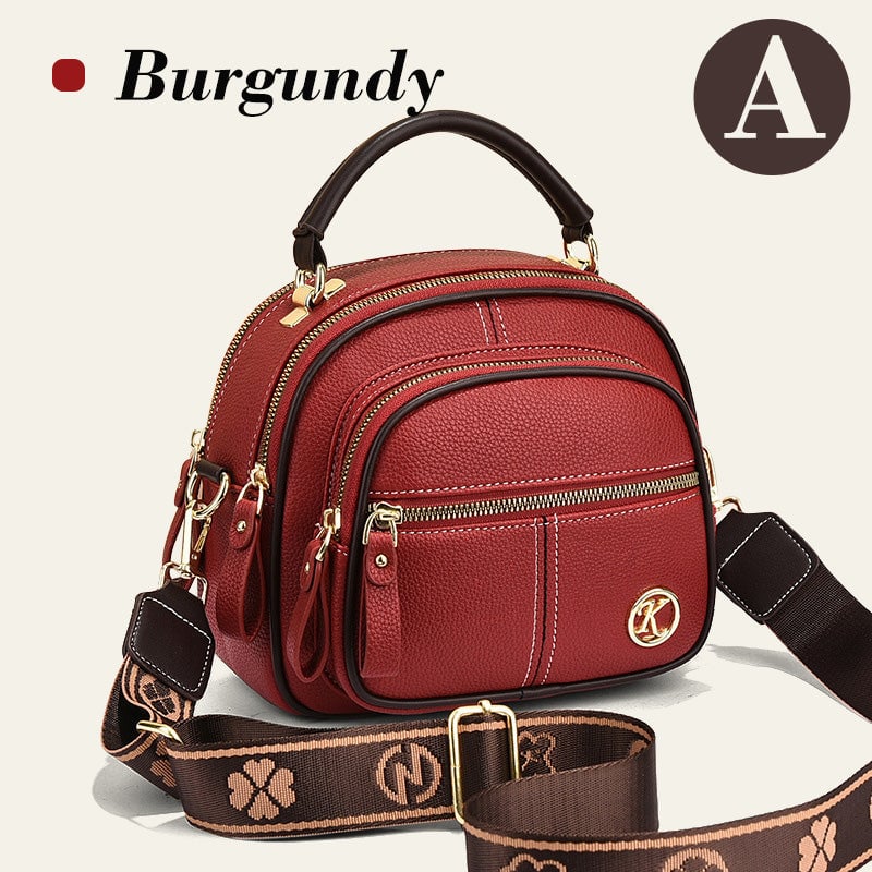 🎁Hot Sale 49% OFF⏳Classic Multifunctional Compartments Adjustable Wide Shoulder Strap PU Leather Crossbody Bag-PLAWLTD