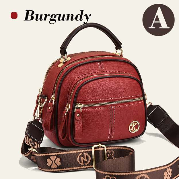 🎁Hot Sale 49% OFF⏳Classic Multifunctional Compartments Adjustable Wide Shoulder Strap PU Leather Crossbody Bag-PLAWLTD