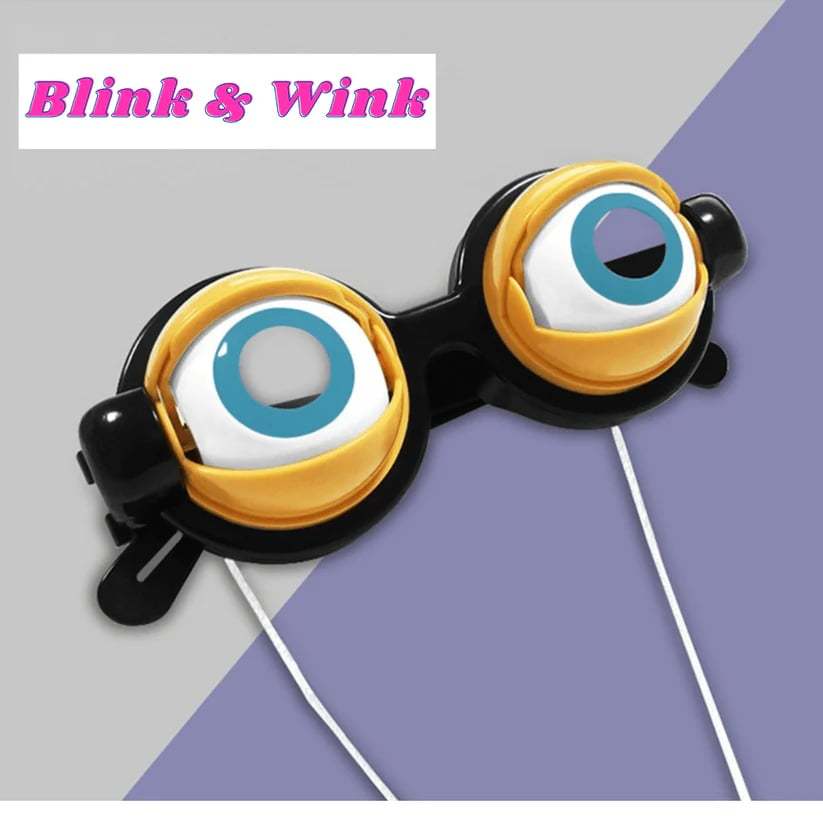 👀Blink & Wink Novelty Glasses - The Ultimate Selfie Accessory!