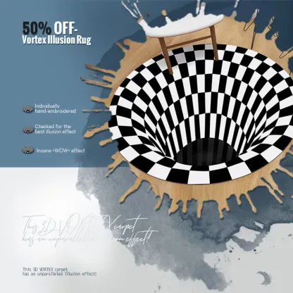 50% OFF - VORTEX ILLUSION RUG