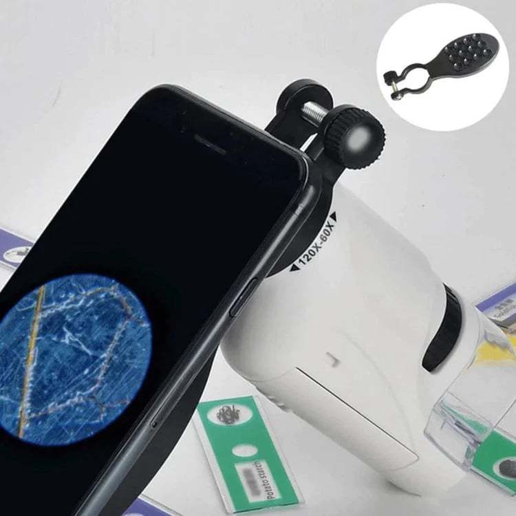 ✨This Week's Special Price 💥 Kid's Portable Pocket Microscope With Adjustable Zoom 60-120x