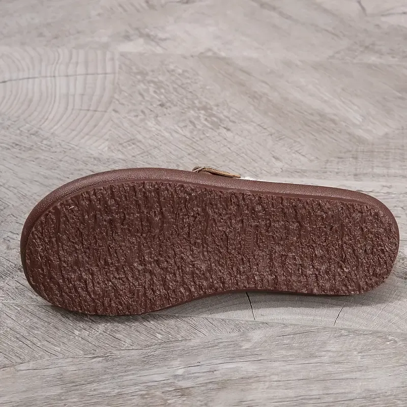 2024 Women's Plush Round Toe Slip-On Flats