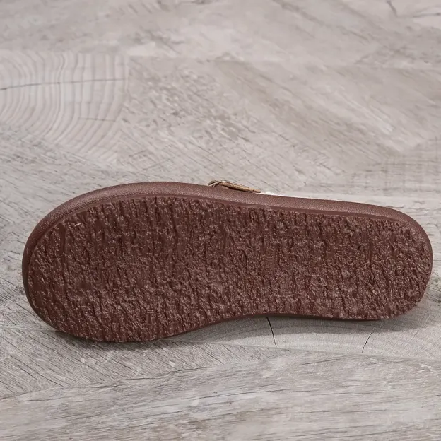 2024 Women's Plush Round Toe Slip-On Flats