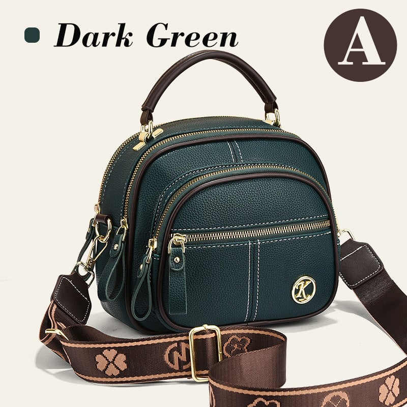 🎁Hot Sale 49% OFF⏳Classic Multifunctional Compartments Adjustable Wide Shoulder Strap PU Leather Crossbody Bag-PLAWLTD