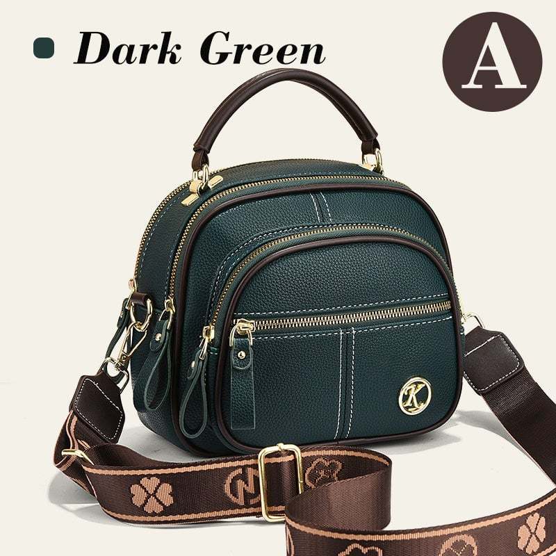 🎁Hot Sale 49% OFF⏳Classic Multifunctional Compartments Adjustable Wide Shoulder Strap PU Leather Crossbody Bag-PLAWLTD