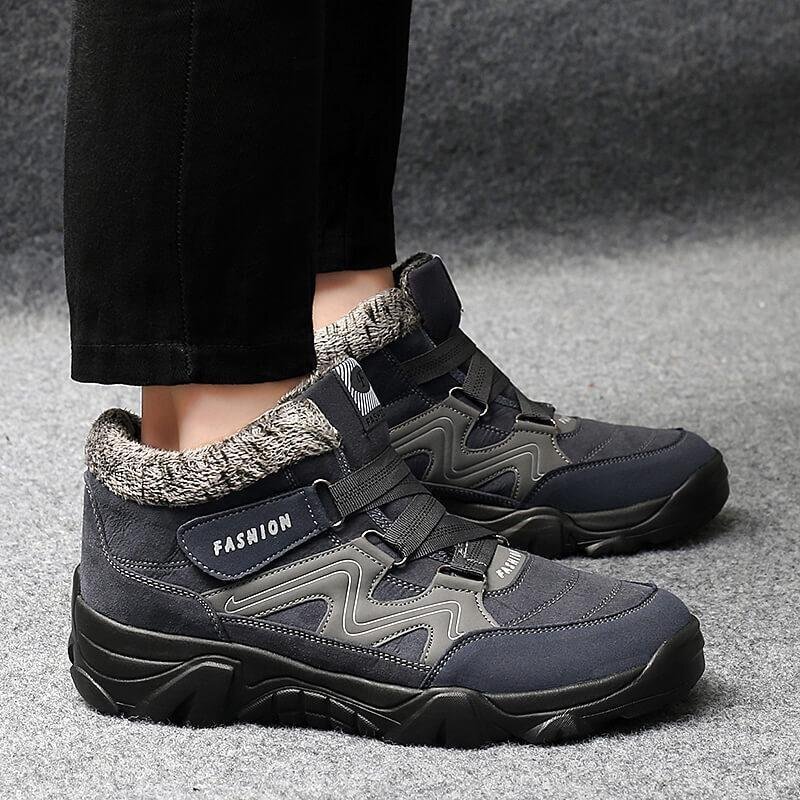 ❄️Winter Thermal Villi Leather Slip On High Top Walking Boots FOR MALE & FEMALE.