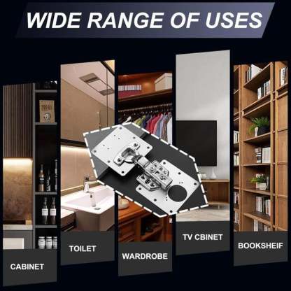 🔧Cabinet Hinge Repair Plate with Screws