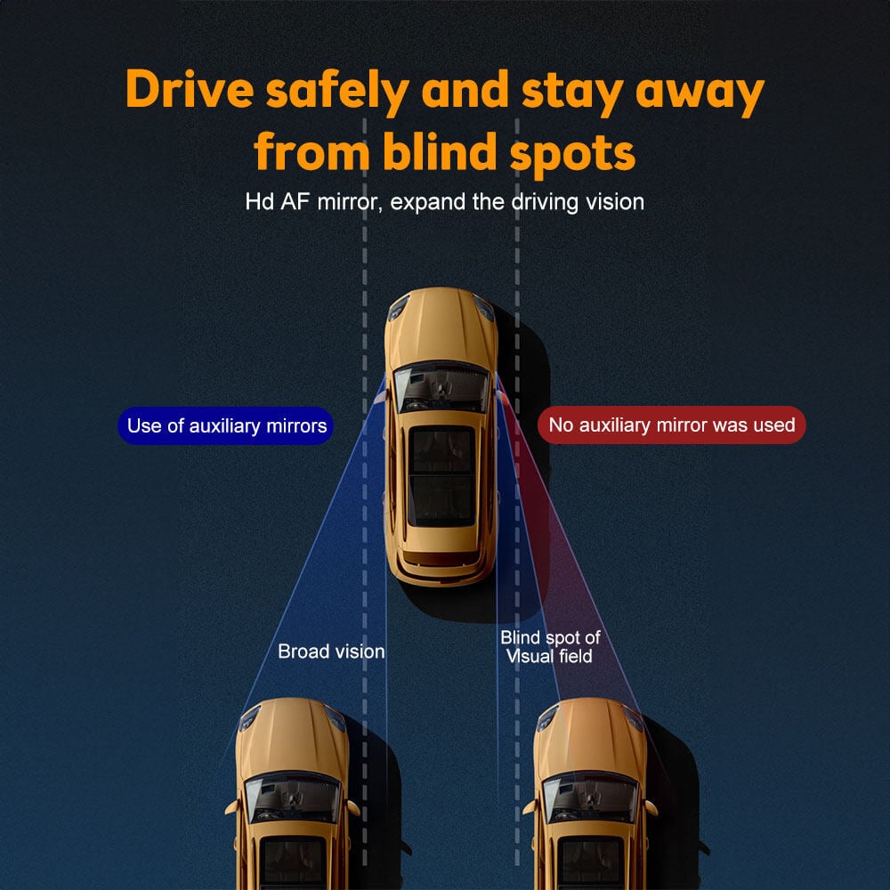 🚗Suction Cup Car Convex Blind Spot Mirror (1 Set / 2 Pcs)