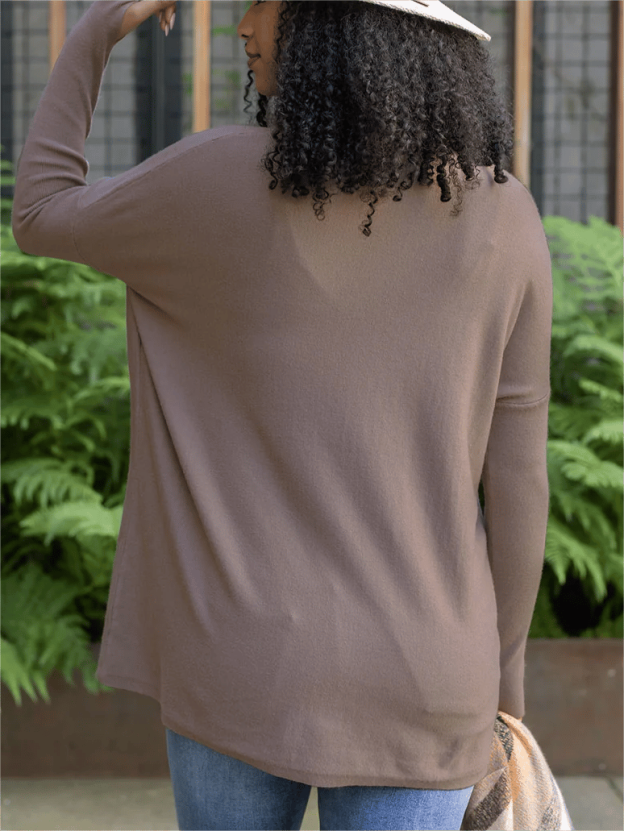 💥LONG SLEEVE THUMBHOLE SWEATER POCKET TUNIC💥