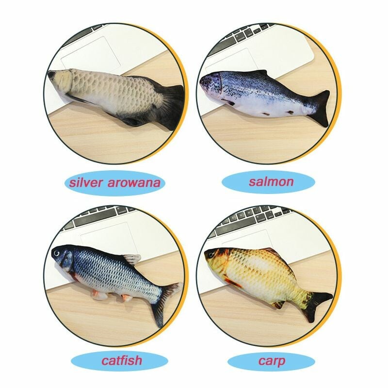 Floppy Fish Cat Toy-PLAWLTD