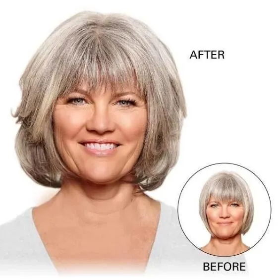 Natural Human Hair Clip 150% Density | Solve the problem of hair loss!