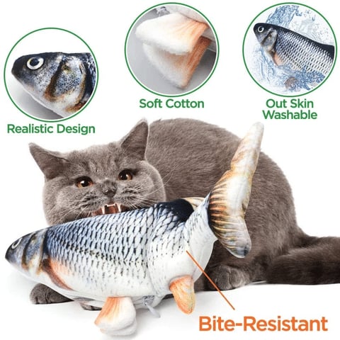 Floppy Fish Cat Toy-PLAWLTD