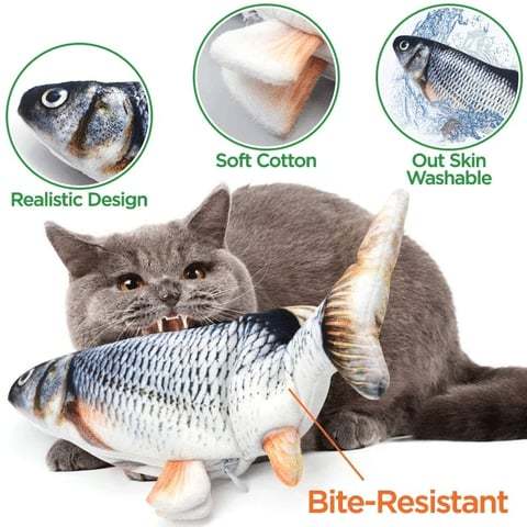 Floppy Fish Cat Toy-PLAWLTD