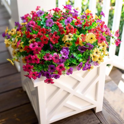 Rain & Sun Proof British Blooms - UV GuardTM Fade-Free Colourful Artificial Flower-PLAWLTD