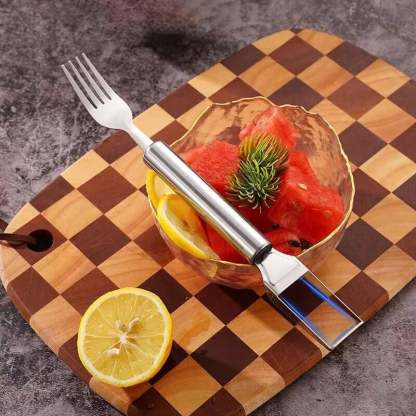 🍉 Effortless Fruit Prep-49% OFF-✨ 2-in-1 Fruit Cutter & Fork – For Quick and Easy Fruit Serving! 🍓-PLAWLTD