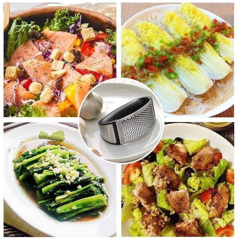(Holiday Hot Sale-49% OFF) Stainless steel garlic press