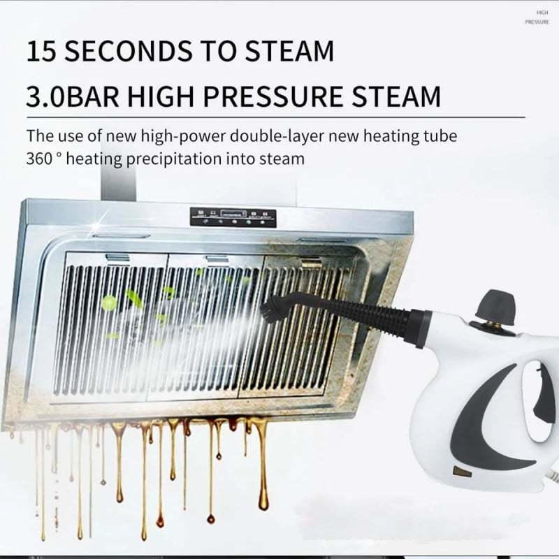 👍Pressurized Handheld Steam Cleaner for Home