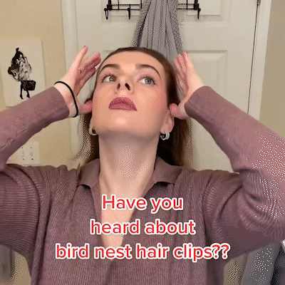 🎀Bohemian Style Bird Nest Magic Hair Clips