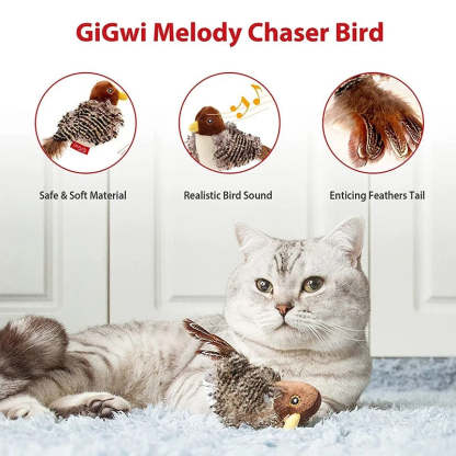 Interactive Bird Cat Toy 🐱🐦