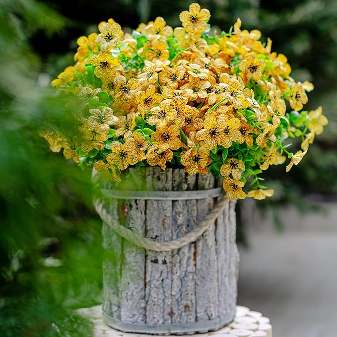 Rain & Sun Proof British Blooms - UV GuardTM Fade-Free Colourful Artificial Flower-PLAWLTD