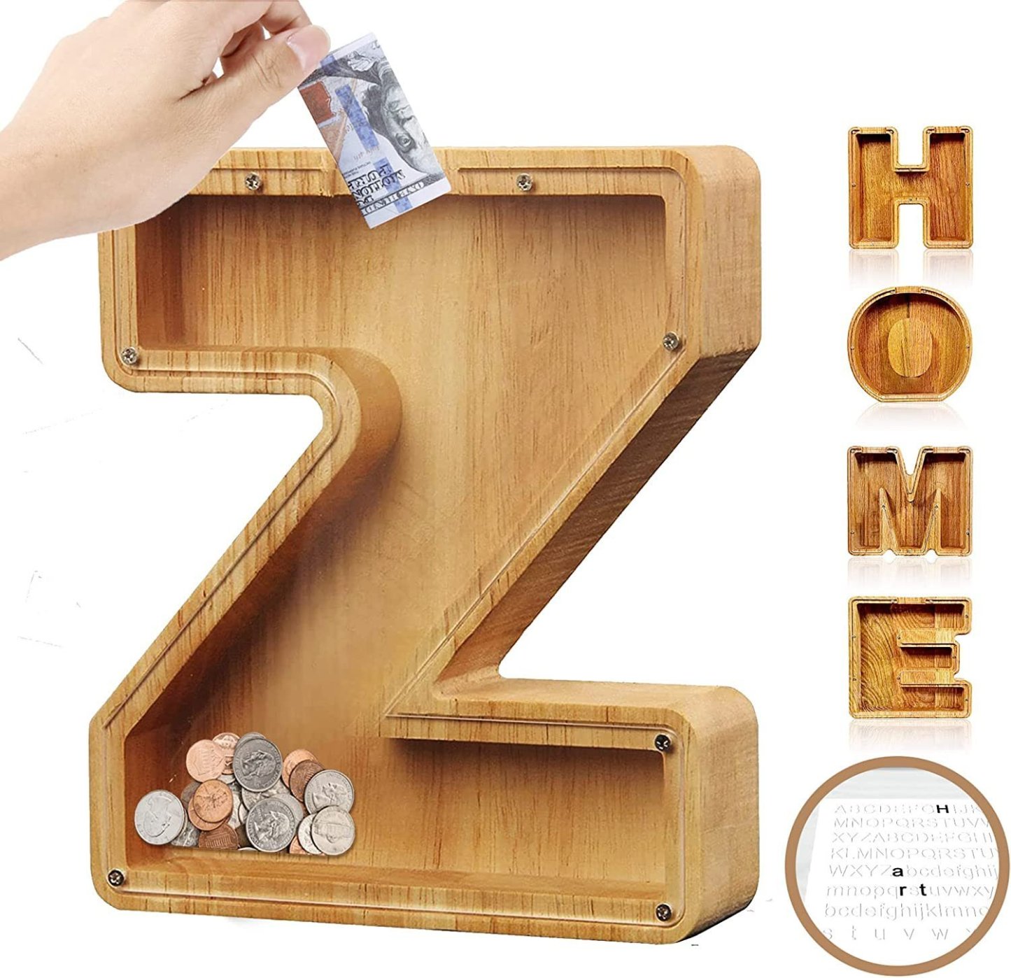 🎁Last Day 49% OFF - Piggy Bank-Wood Gift For Kids🎉Buy 2 Save 20% & Free Shipping-PLAWLTD