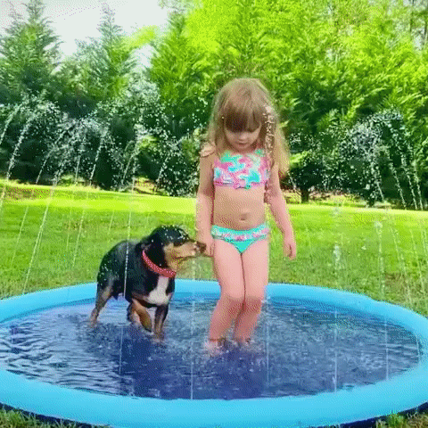 🔥 Non-Slip Splash Pad for Kids and Dog-PLAWLTD