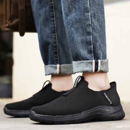 Men's Orthopedic Support Slip-on Shoes for Plantar Fasciitis, Anti-Sprain Walking Sneakers (Medical Certification)-PLAWLTD