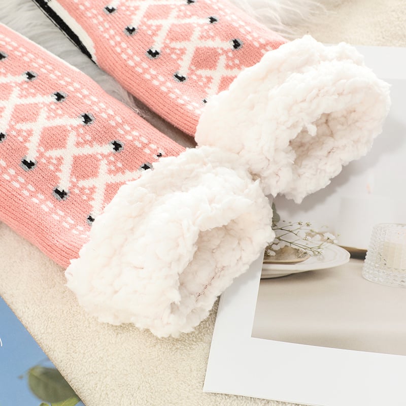 Ultra-thick Cashmere Slipper Home Socks-PLAWLTD