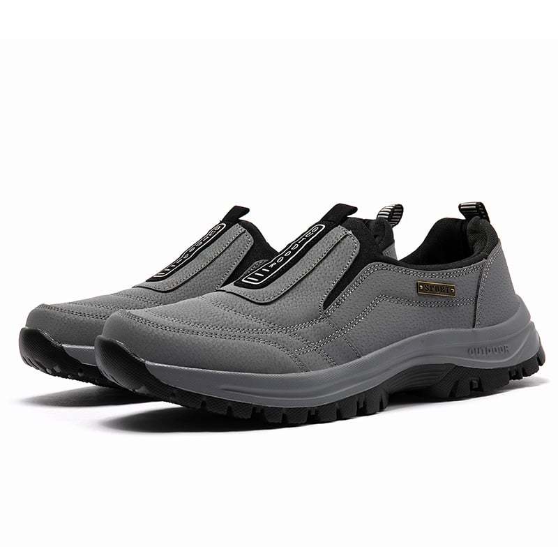 MEN'S EXTENDED WIDTH FOOT COMFORTABLE SNEAKERS WITH ARCH SUPPORT AND SHOCK ABSORPTION