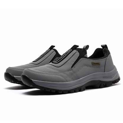 MEN'S EXTENDED WIDTH FOOT COMFORTABLE SNEAKERS WITH ARCH SUPPORT AND SHOCK ABSORPTION