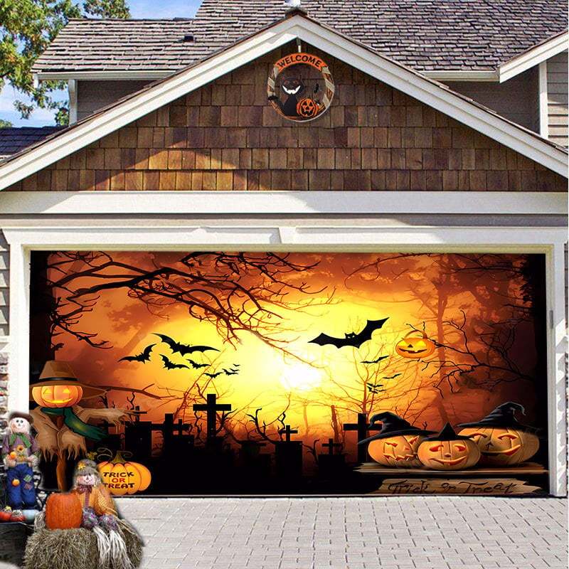 🔥Halloween Hot Sale 49% OFF⏰💖Halloween Garage Door Decoration-PLAWLTD