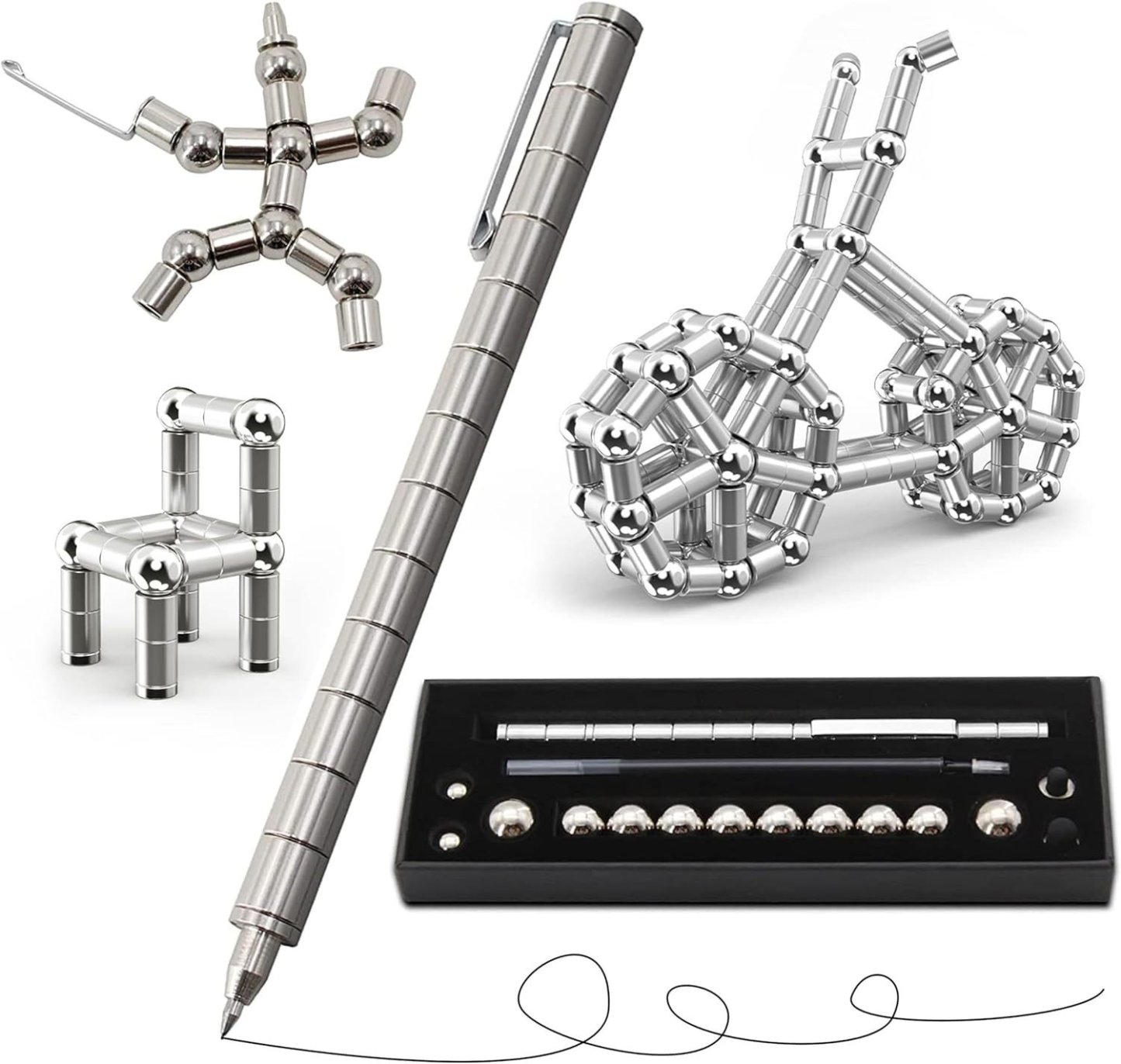 Decompression magnetic levitation multifunctional magnetic toy
