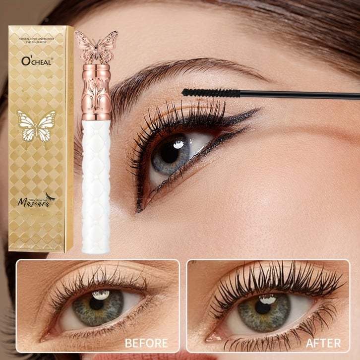Thick, Curling, Long-lasting Mascara, Waterproof, Sweat-proof, Lengthening, Non-smudged
