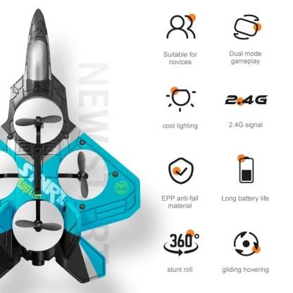 🎁2025 HOT SALE - 70% OFF🎁 V17 Jet Fighter Stunt RC Airplane ✈️