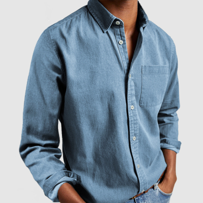 🌏Gentleman's Casual Cotton Basic Shirt