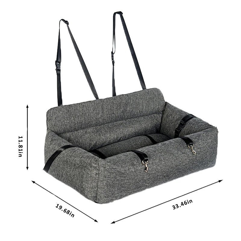 BuddyProtector™ Memory Foam Dog Car Bed