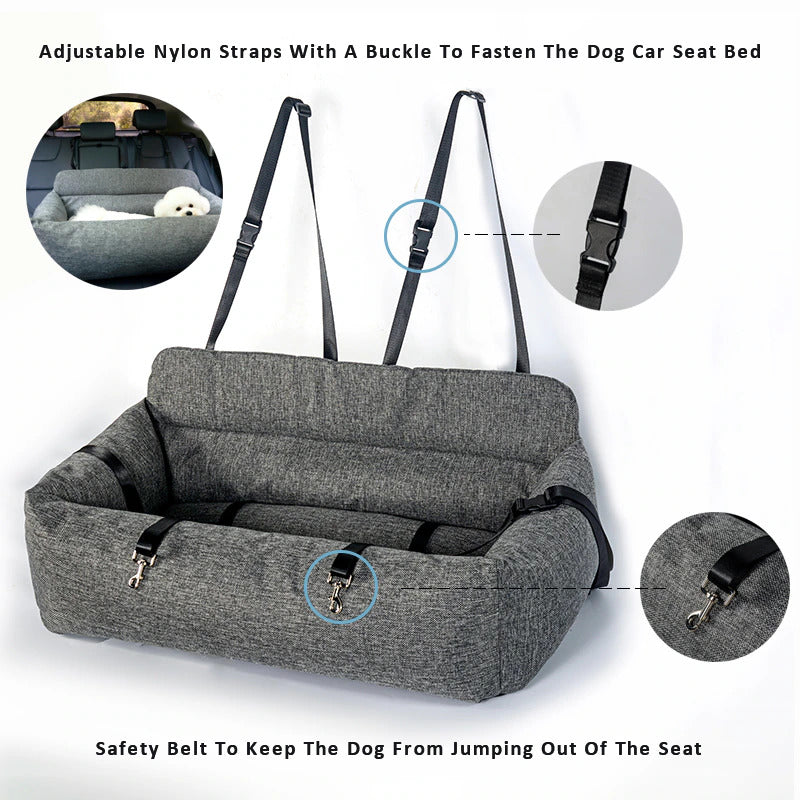BuddyProtector™ Memory Foam Dog Car Bed