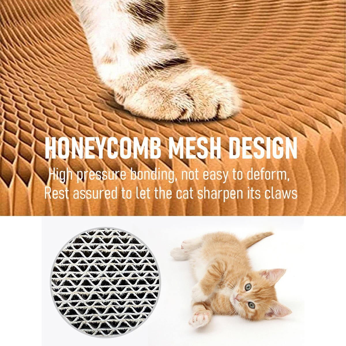 Magic Organ Cat Scratching Board--Comes with a toy bell ball-PLAWLTD